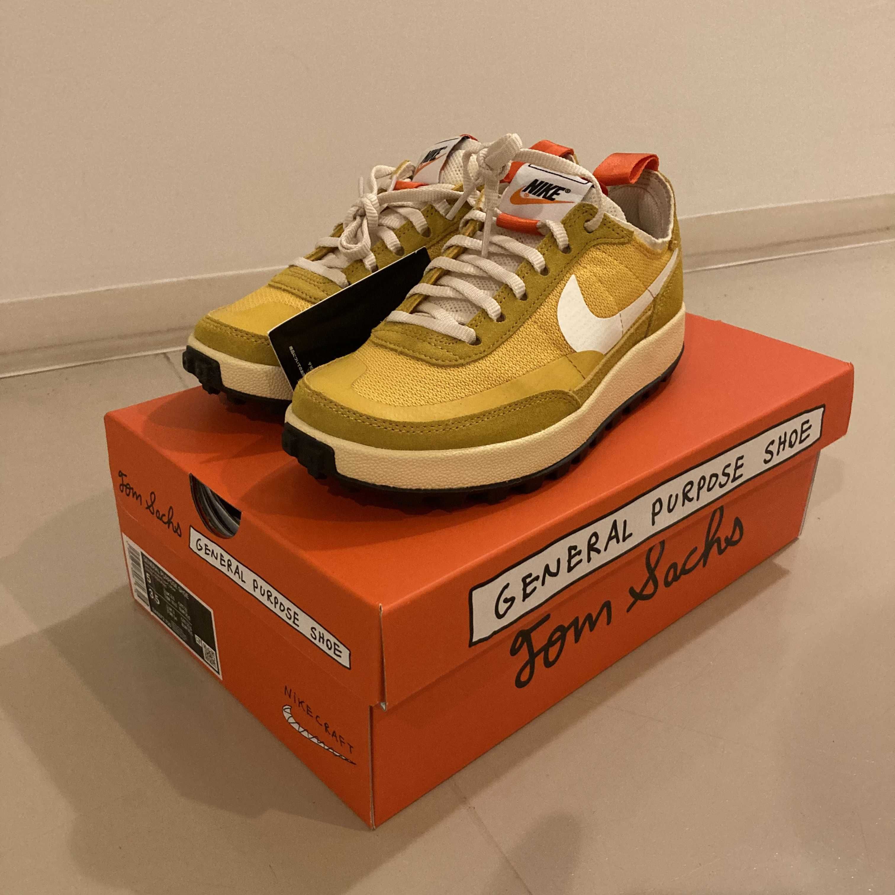 Tom Sachs × NikeCraft Women's General Purpose Shoe "Yellow / Archive"