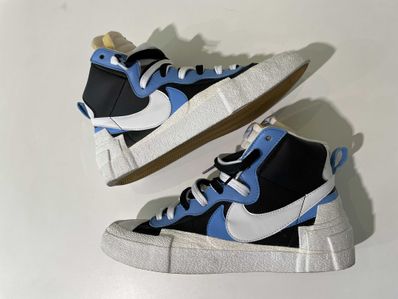 sacai × NIKE BLAZER MID "BLACK / BLUE"