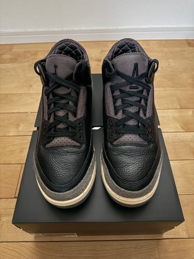 A Ma Maniere × Nike Women's Air Jordan 3 Retro OG SP "Black and Flat Pewter/WYWS"