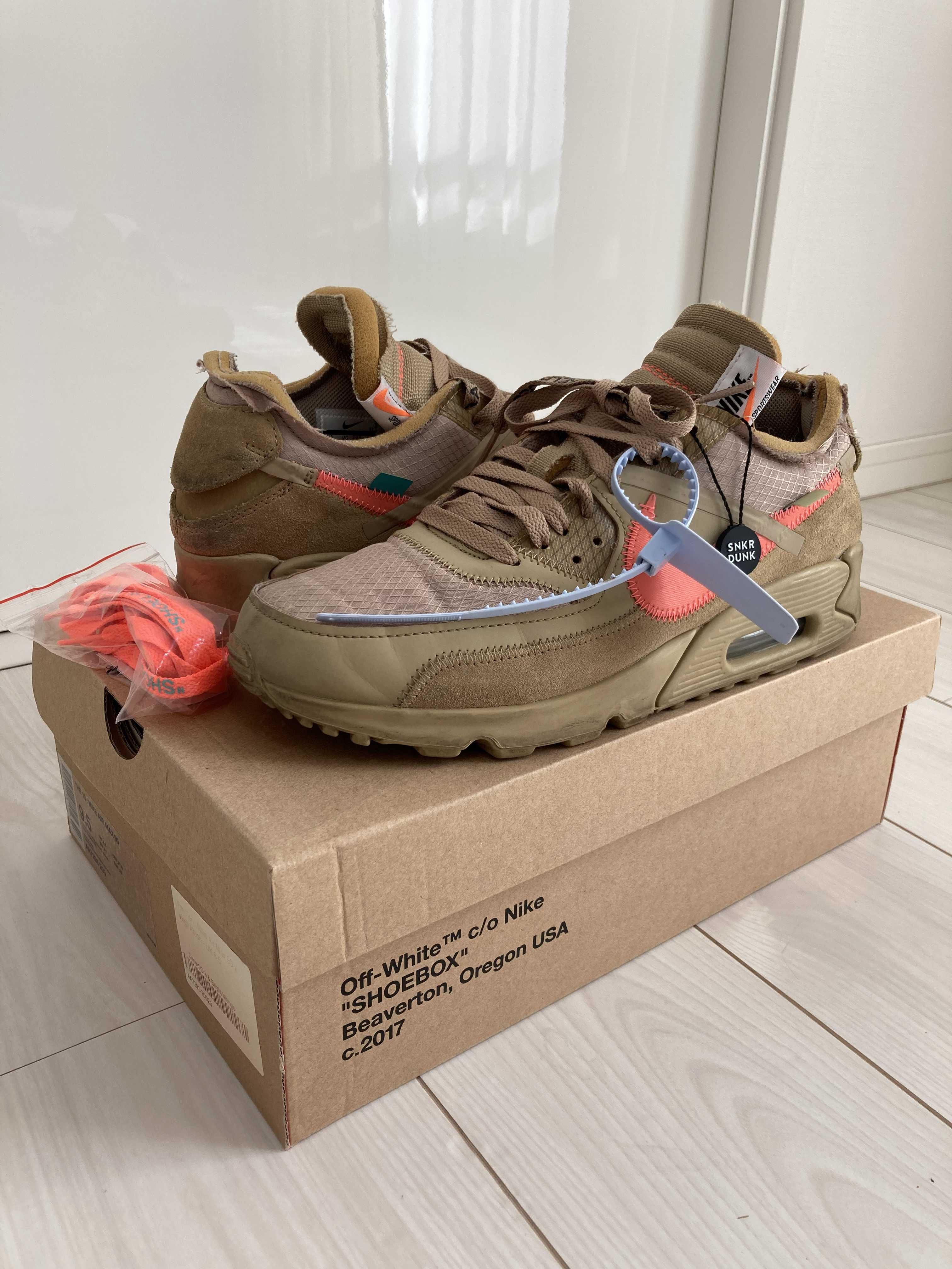 Off-White × Nike Air Max 90 "Desert Ore"