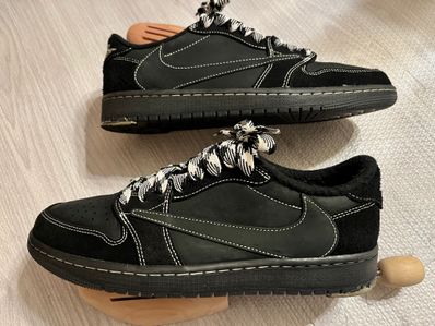 Travis Scott × Nike Air Jordan 1 Low OG SP "Black Phantom"