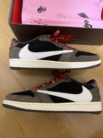 Travis Scott × Nike Air Jordan 1 Low OG SP-T "Black/Dark Mocha"