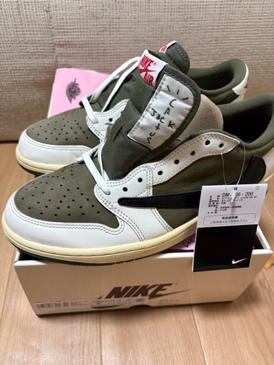 Travis Scott × Nike Air Jordan 1 Low OG SP "Reverse Olive"