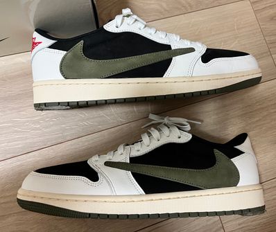 Travis Scott × Nike Women's Air Jordan 1 Low OG "Medium Olive"