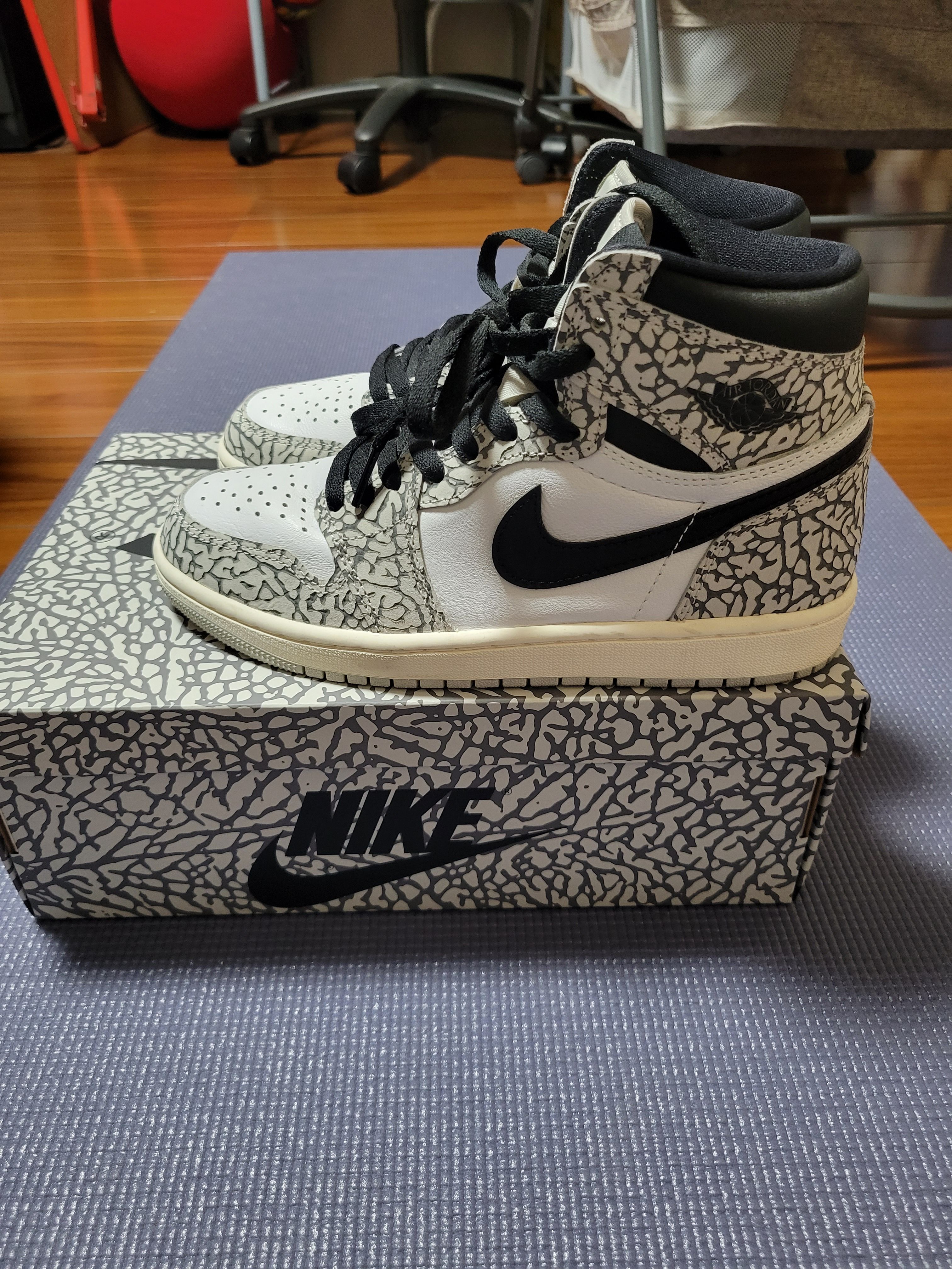 Nike Air Jordan 1 High OG "White Cement/Safari"