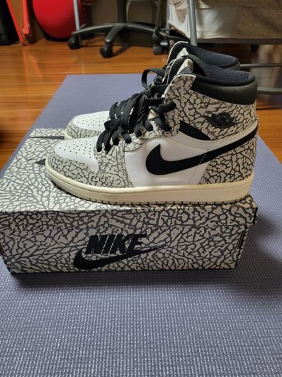 Nike Air Jordan 1 High OG "White Cement/Safari"