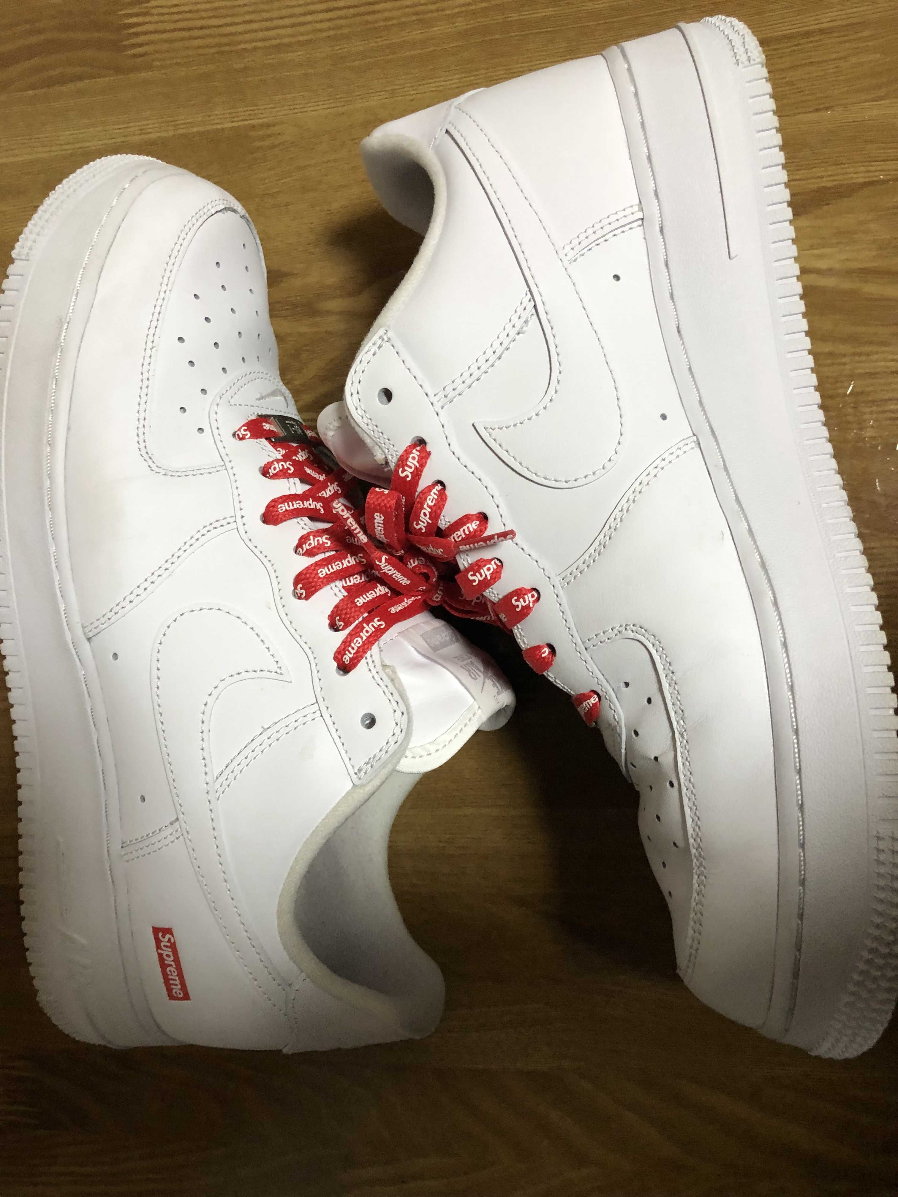 Supreme × Nike Air Force 1 Low "White"