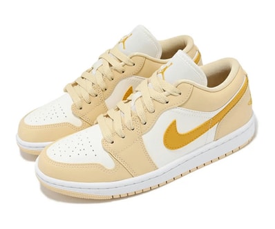 Nike Women's Air Jordan 1 Low "Sail/Pale Vanilla/White/Yellow Ocher"