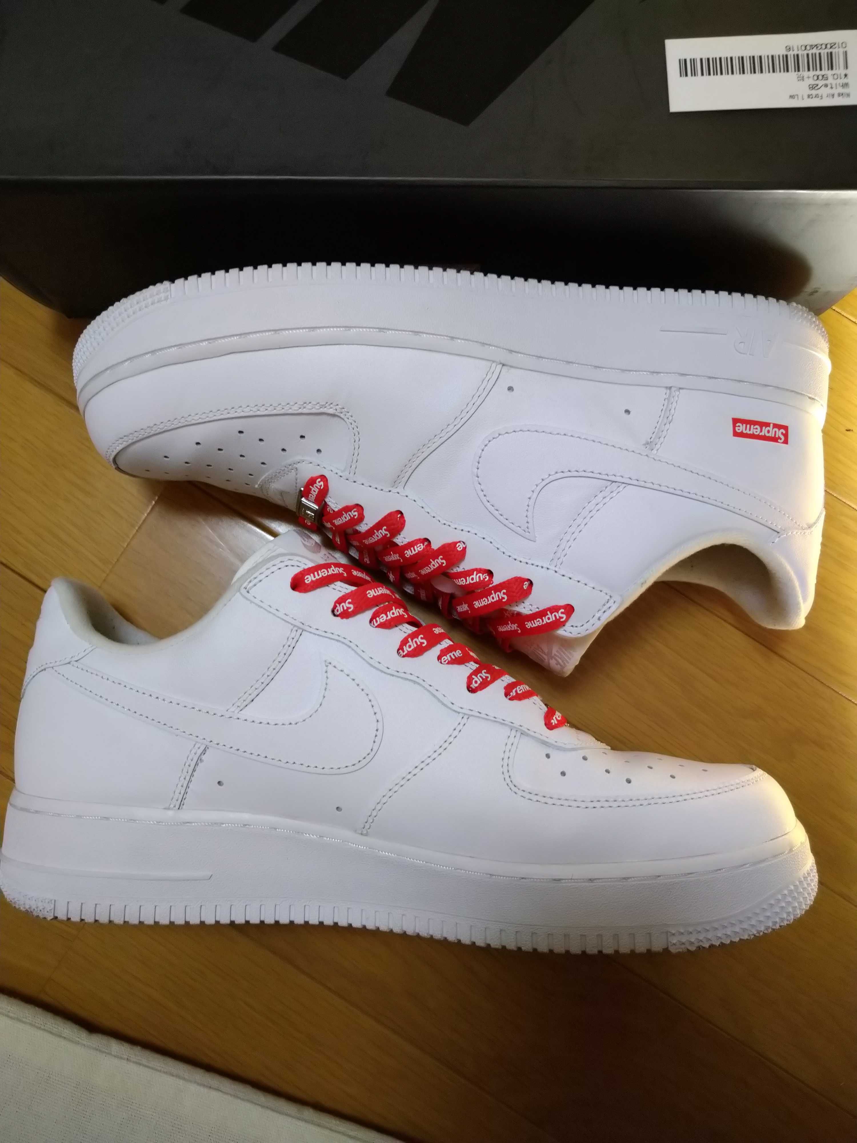 Supreme × Nike Air Force 1 Low "White"