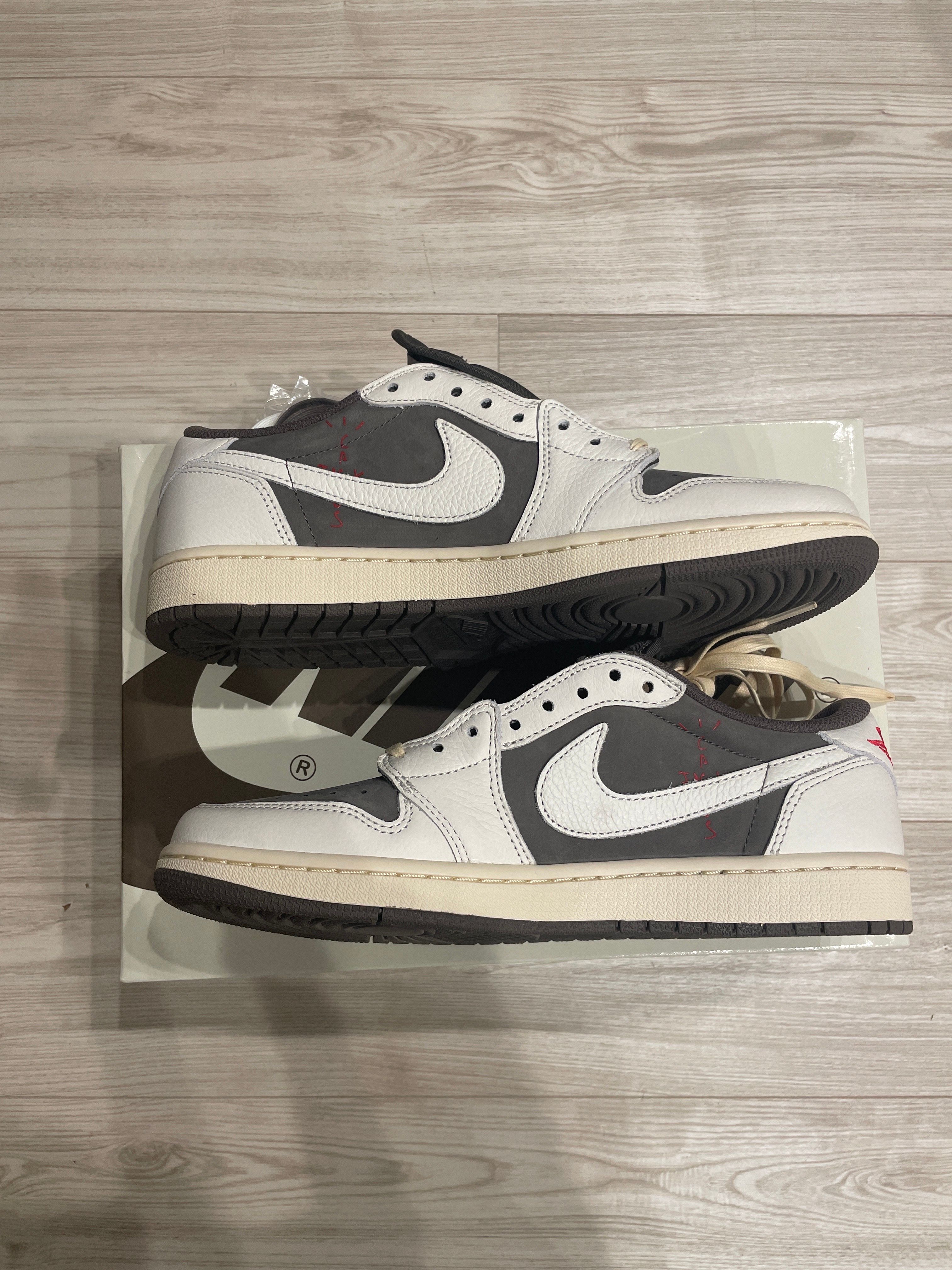 Travis Scott × Nike Air Jordan 1 Low OG SP "Reverse Mocha/Sail and Ridgerock"
