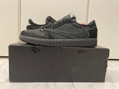Travis Scott × Nike Air Jordan 1 Low OG SP "Black Phantom"