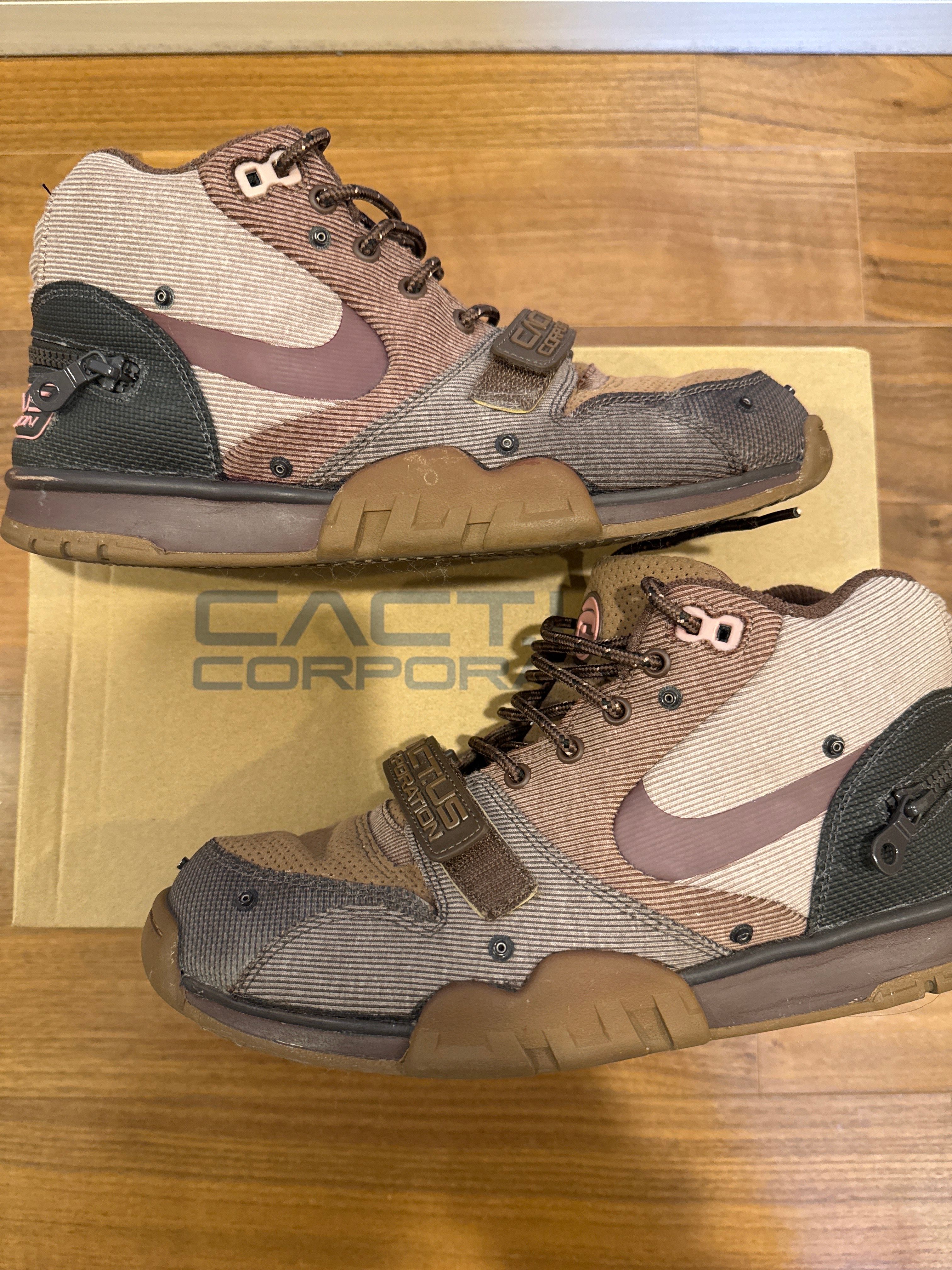 Travis Scott x Nike Air Trainer 1 SP "Archaeo Brown and Rust Pink"