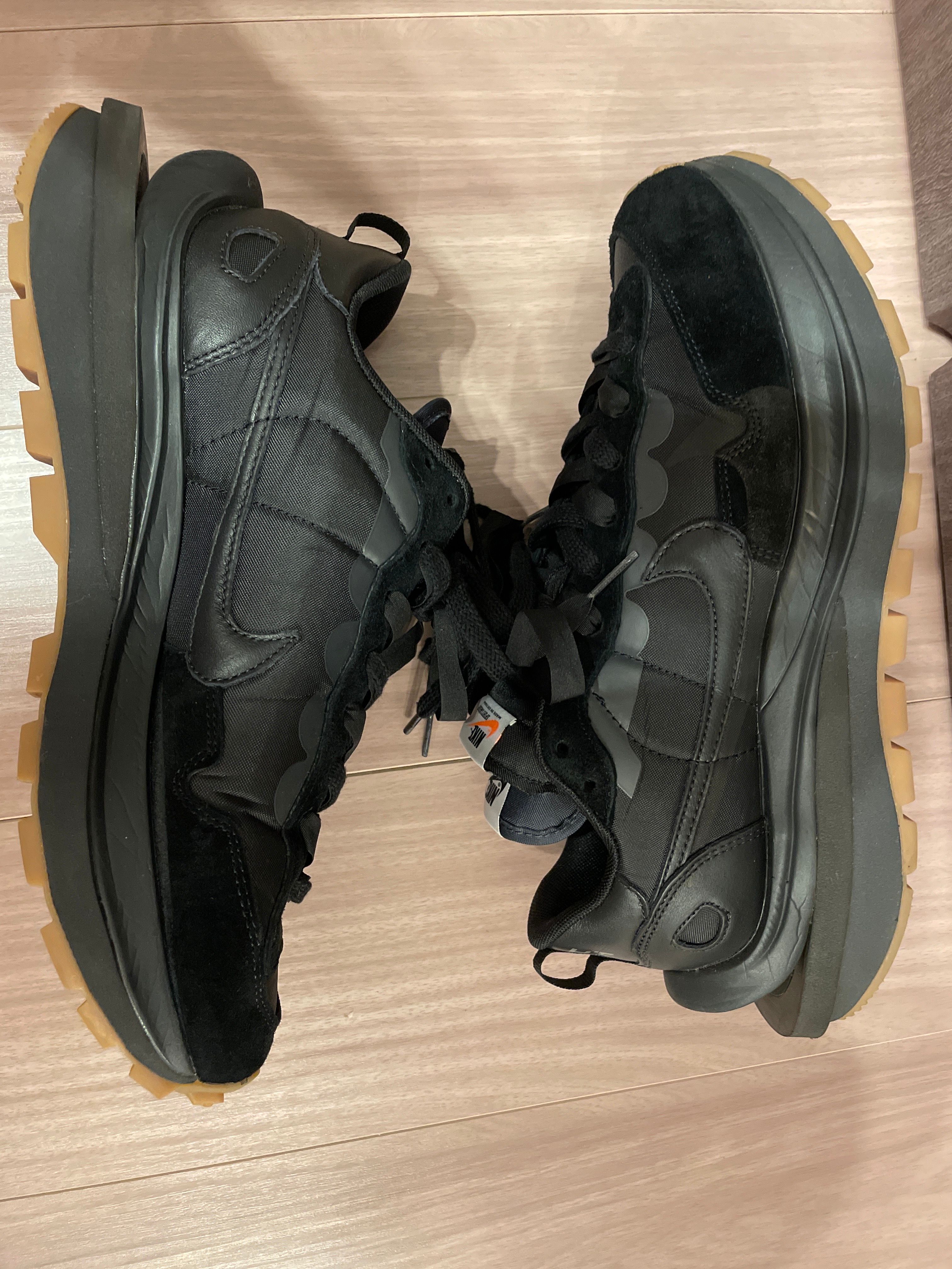 sacai × Nike VaporWaffle "Black Gum"