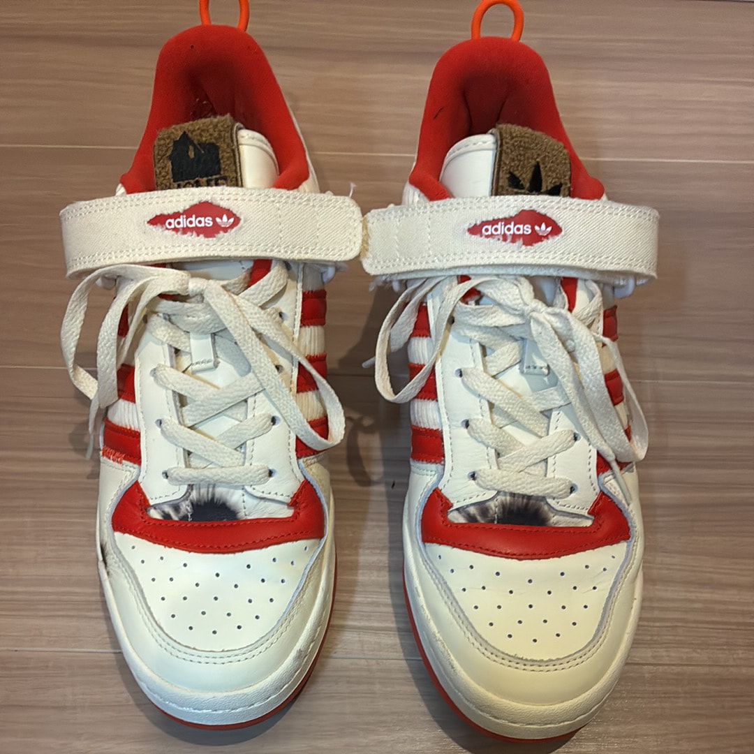 ホームアローン × アディダス フォーラム ロー "クリーム ホワイト/オフ ホワイト"