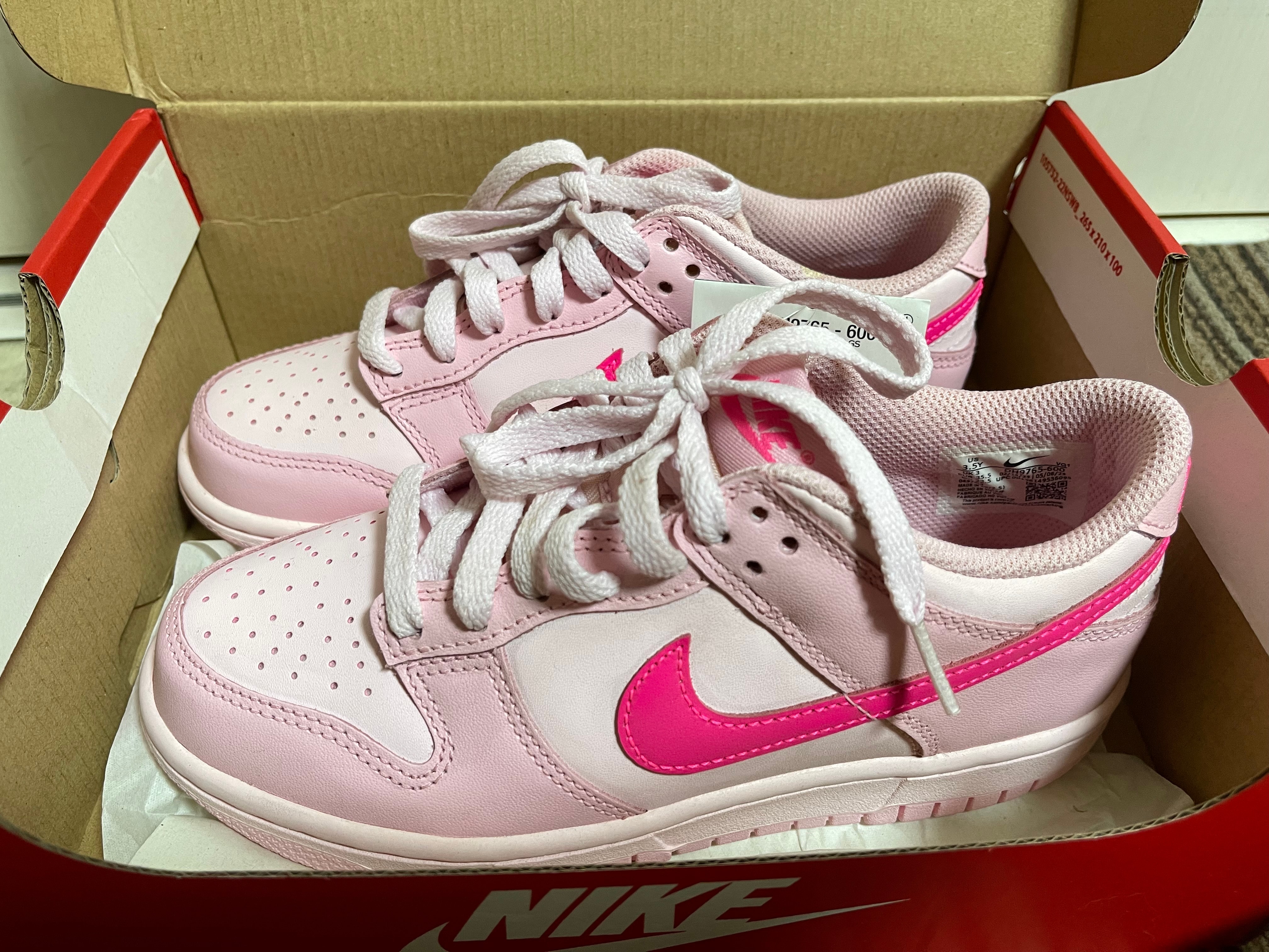 Nike GS Dunk Low "Triple Pink"