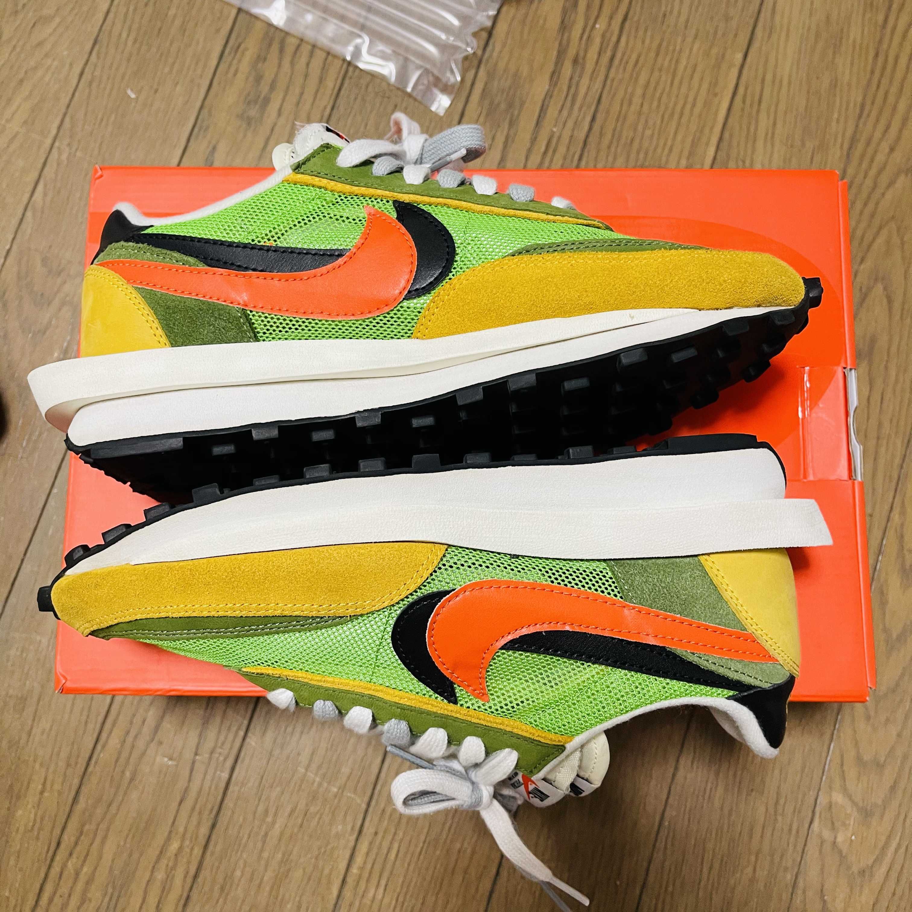 sacai × Nike LDV Waffle "Green"
