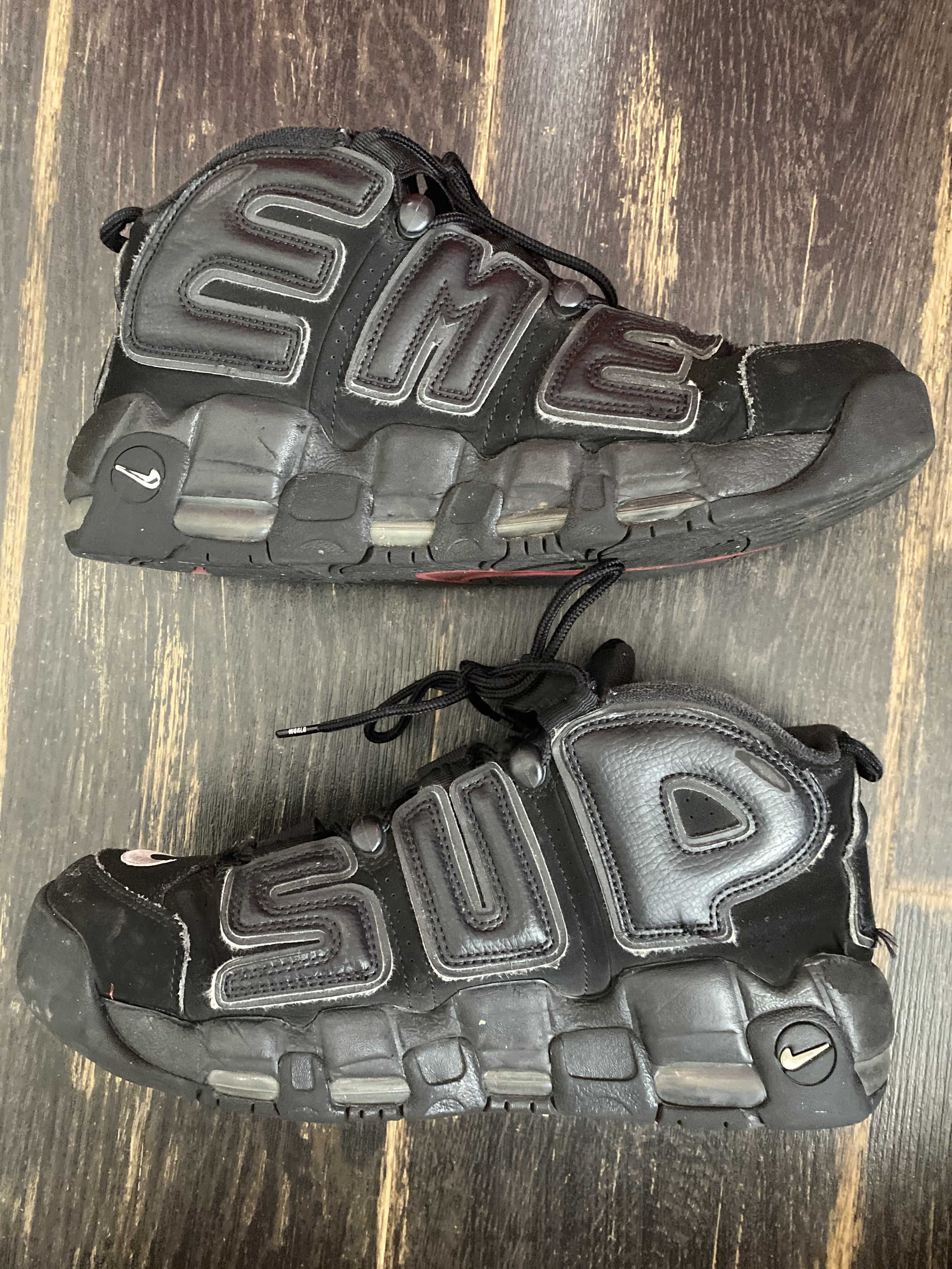 Supreme × Nike Air More Uptempo "Black"