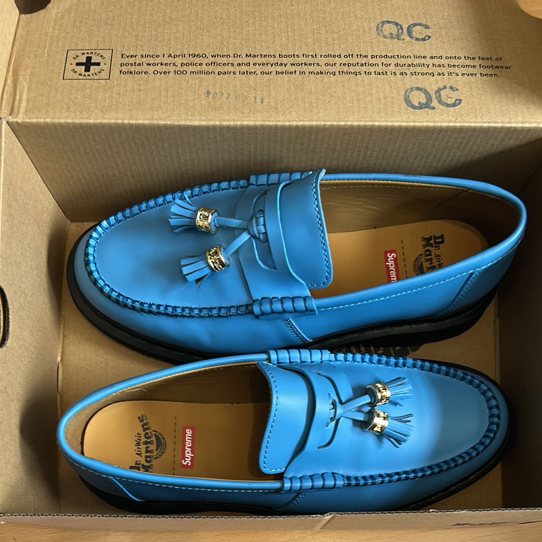 Supreme × Dr.Martens Penton Tassel Loafer "Blue"