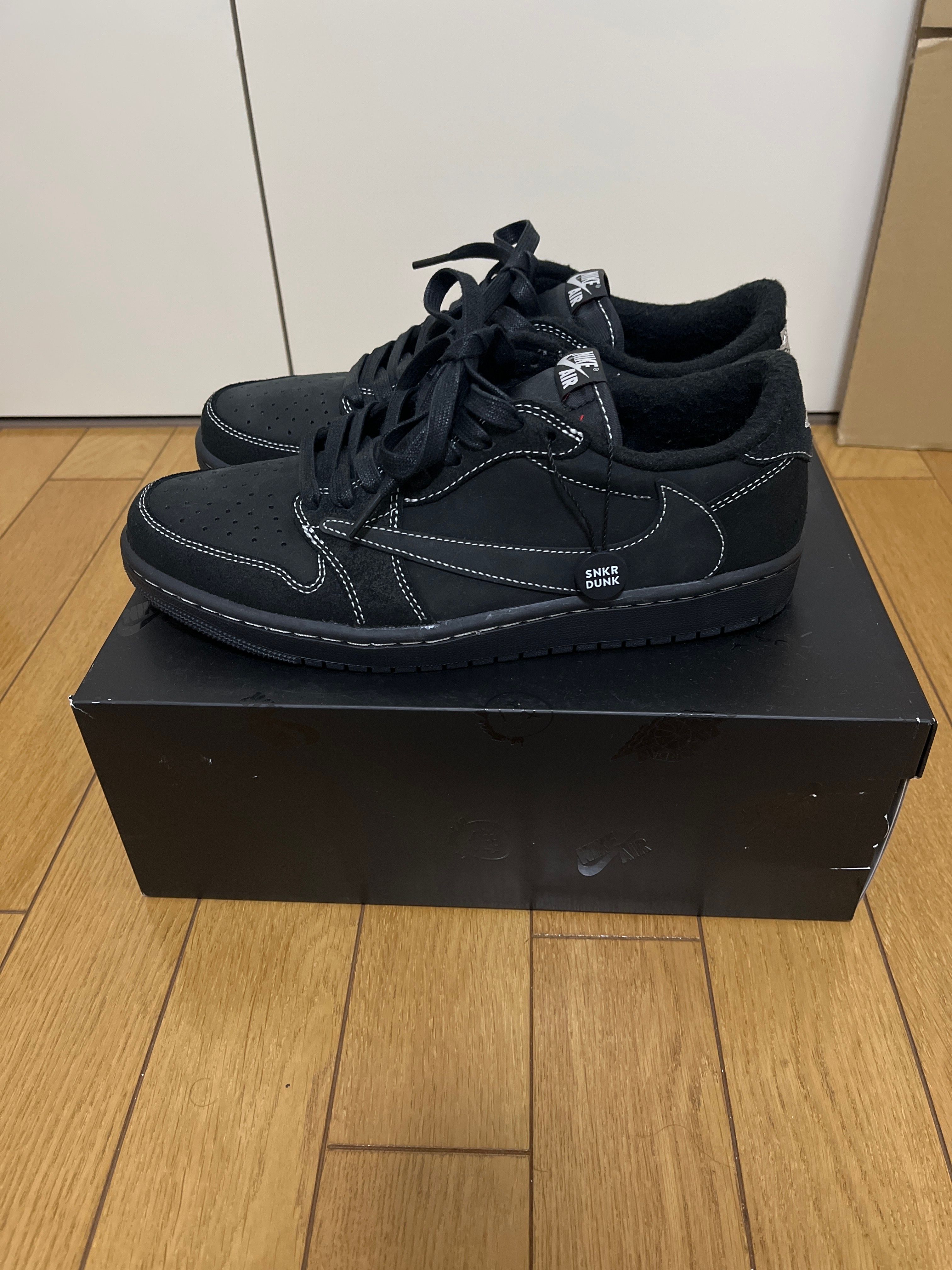 Travis Scott × Nike Air Jordan 1 Low OG SP "Black Phantom"
