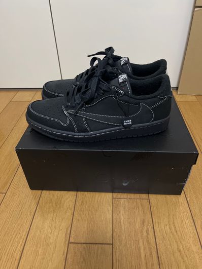 Travis Scott × Nike Air Jordan 1 Low OG SP "Black Phantom"