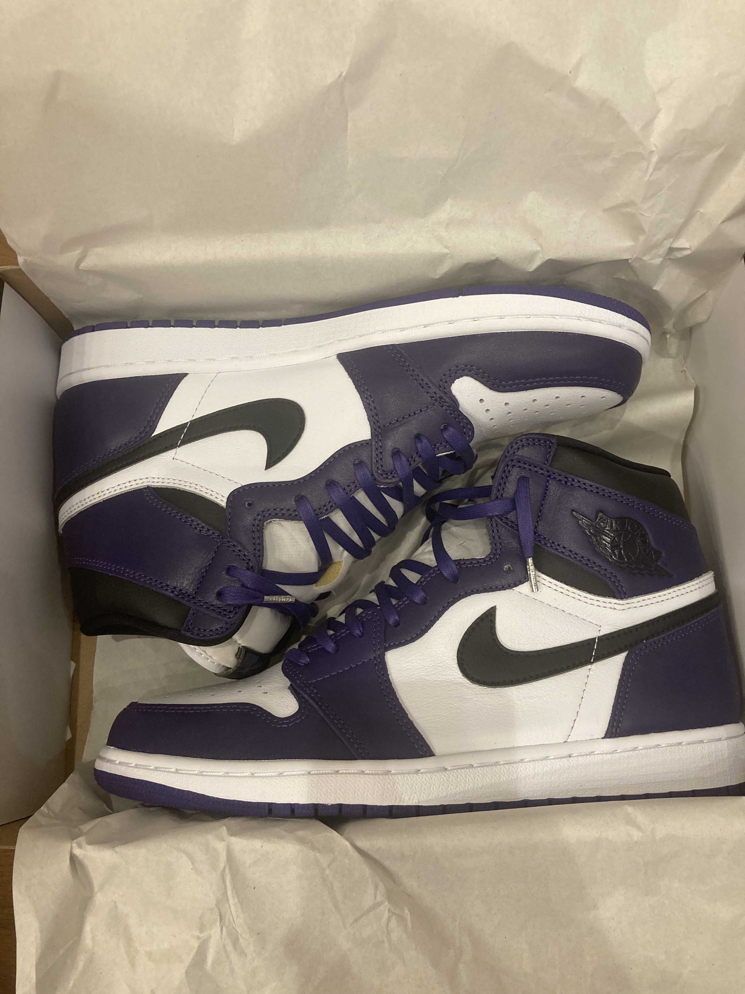 Nike Air Jordan 1 Retro High OG "Court Purple White/Black" (2020)   