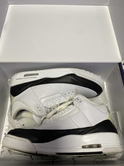 Fragment × Nike Air Jordan 3 "White/Black"