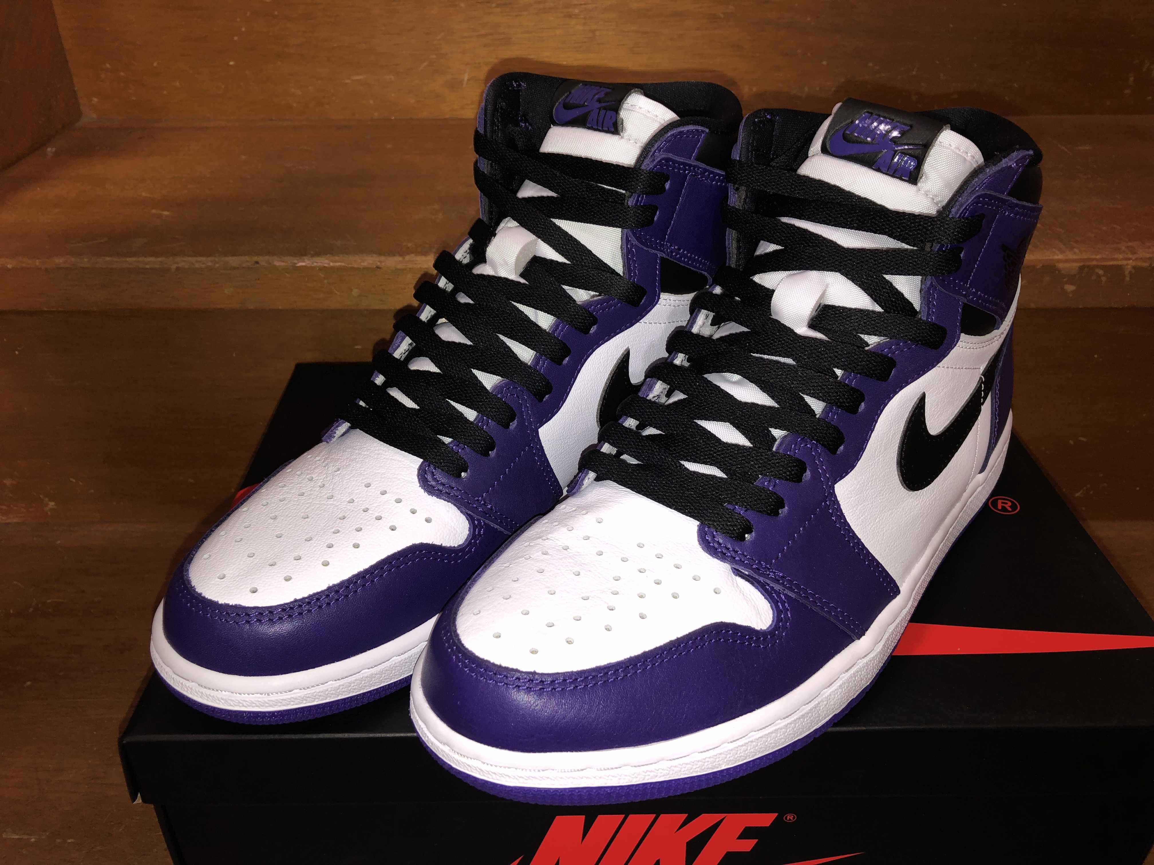 Nike Air Jordan 1 Retro High OG "Court Purple White/Black" (2020)   