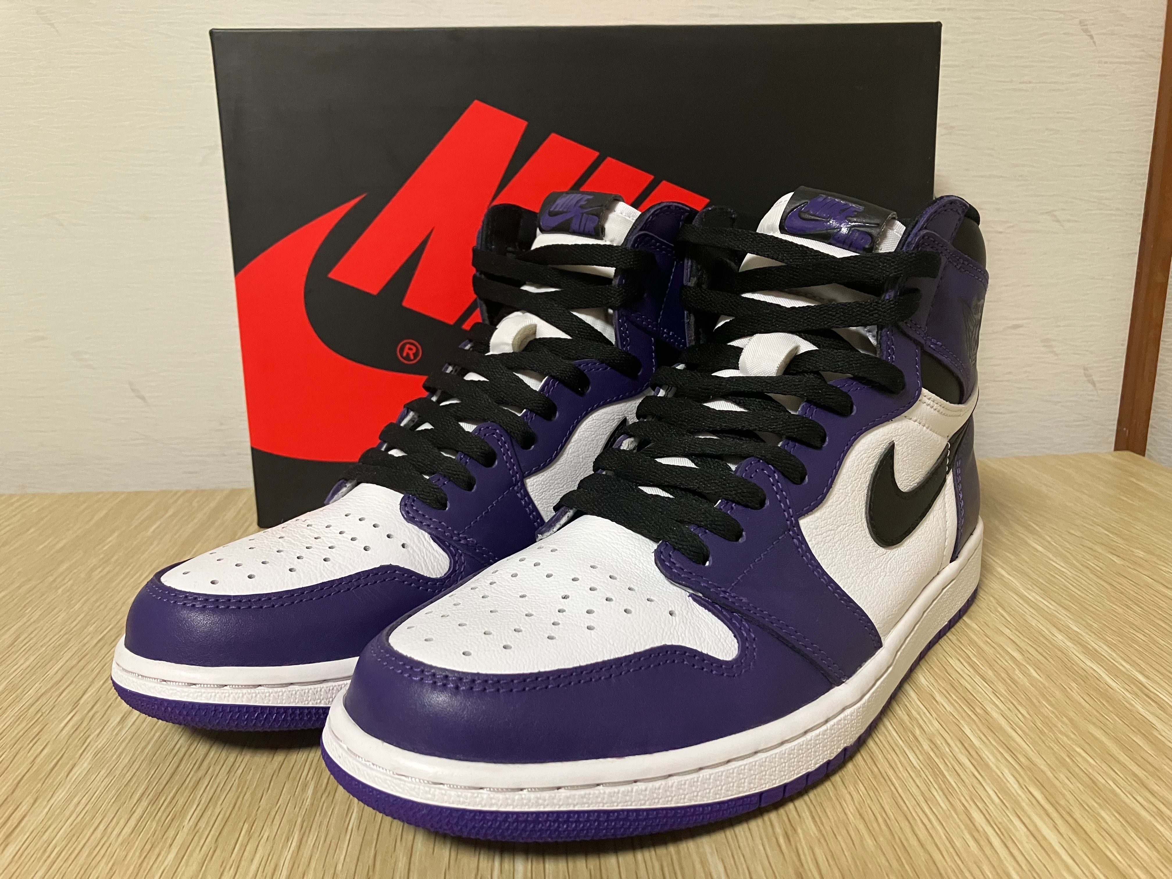 Nike Air Jordan 1 Retro High OG "Court Purple White/Black" (2020)