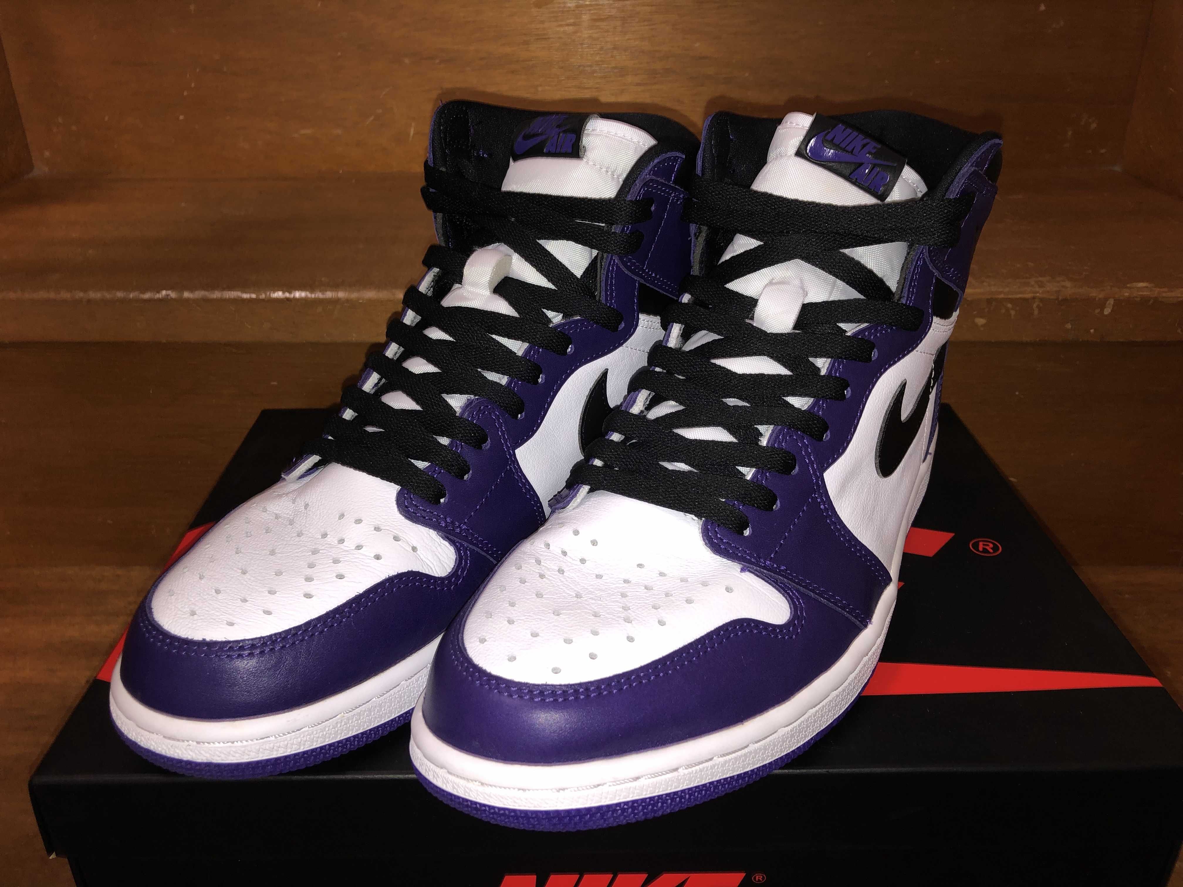 Nike Air Jordan 1 Retro High OG "Court Purple White/Black" (2020)