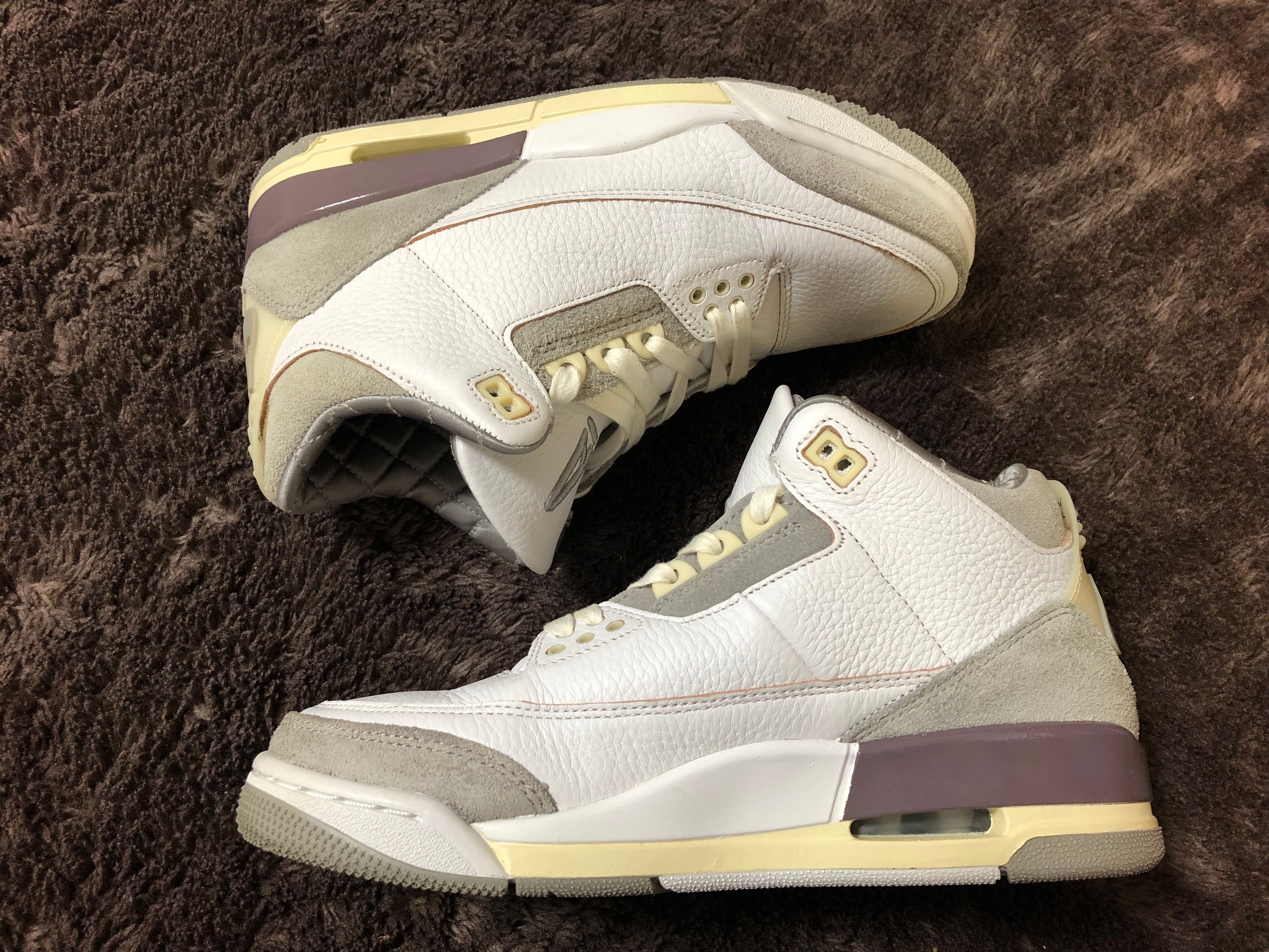 A Ma Maniere × Nike Women's Air Jordan 3 Retro SP "White/Medium Grey Violet Ore"