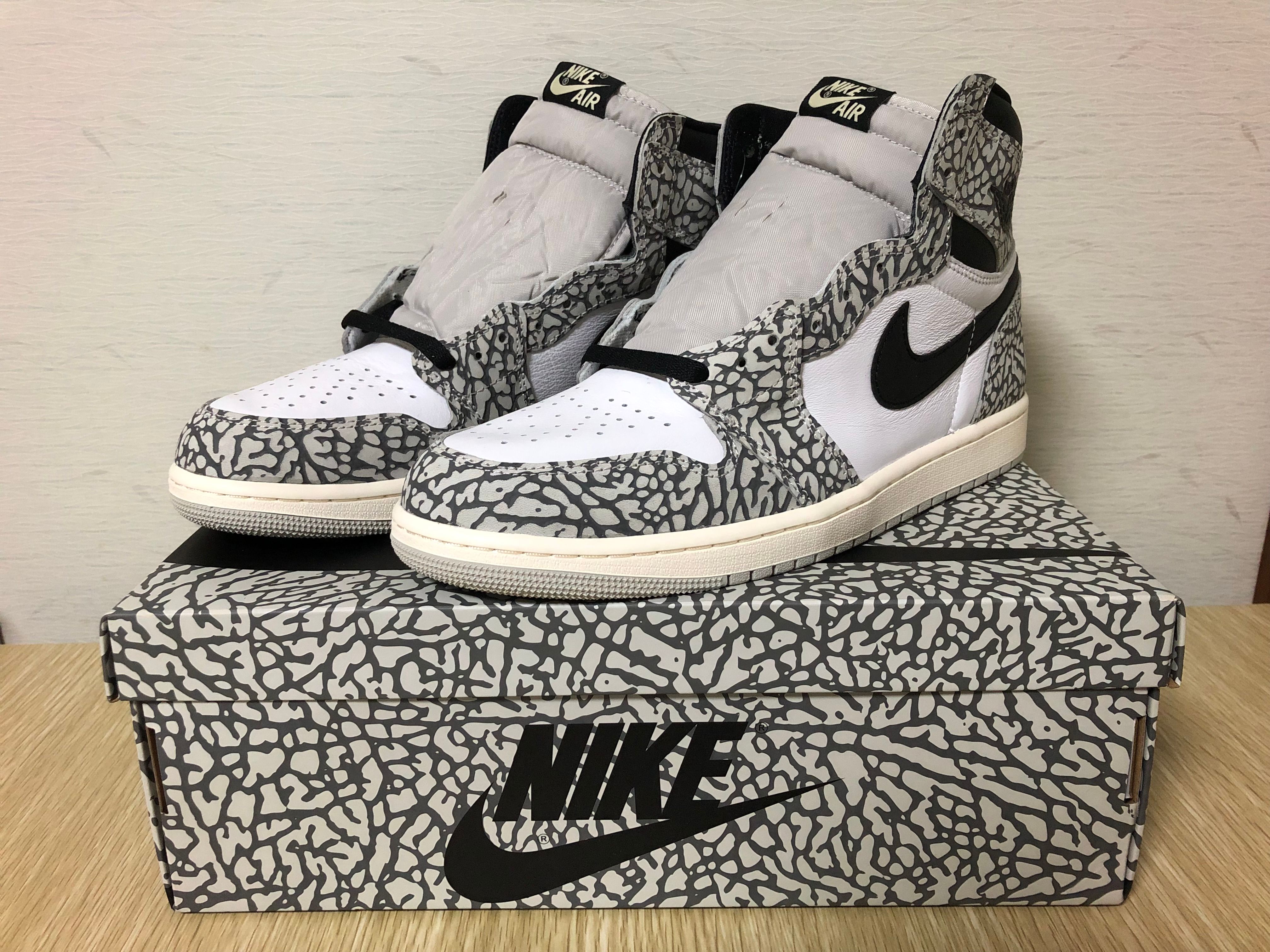Nike Air Jordan 1 High OG "White Cement/Safari"