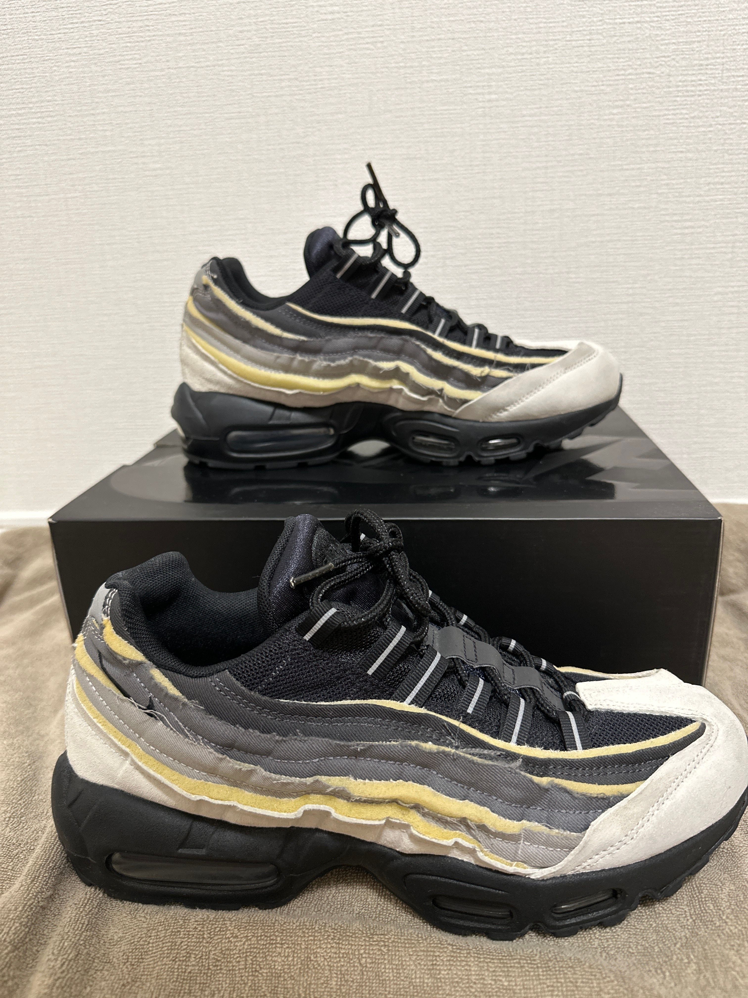 COMME des GARCONS × Nike Air Max 95 "Charcoal"