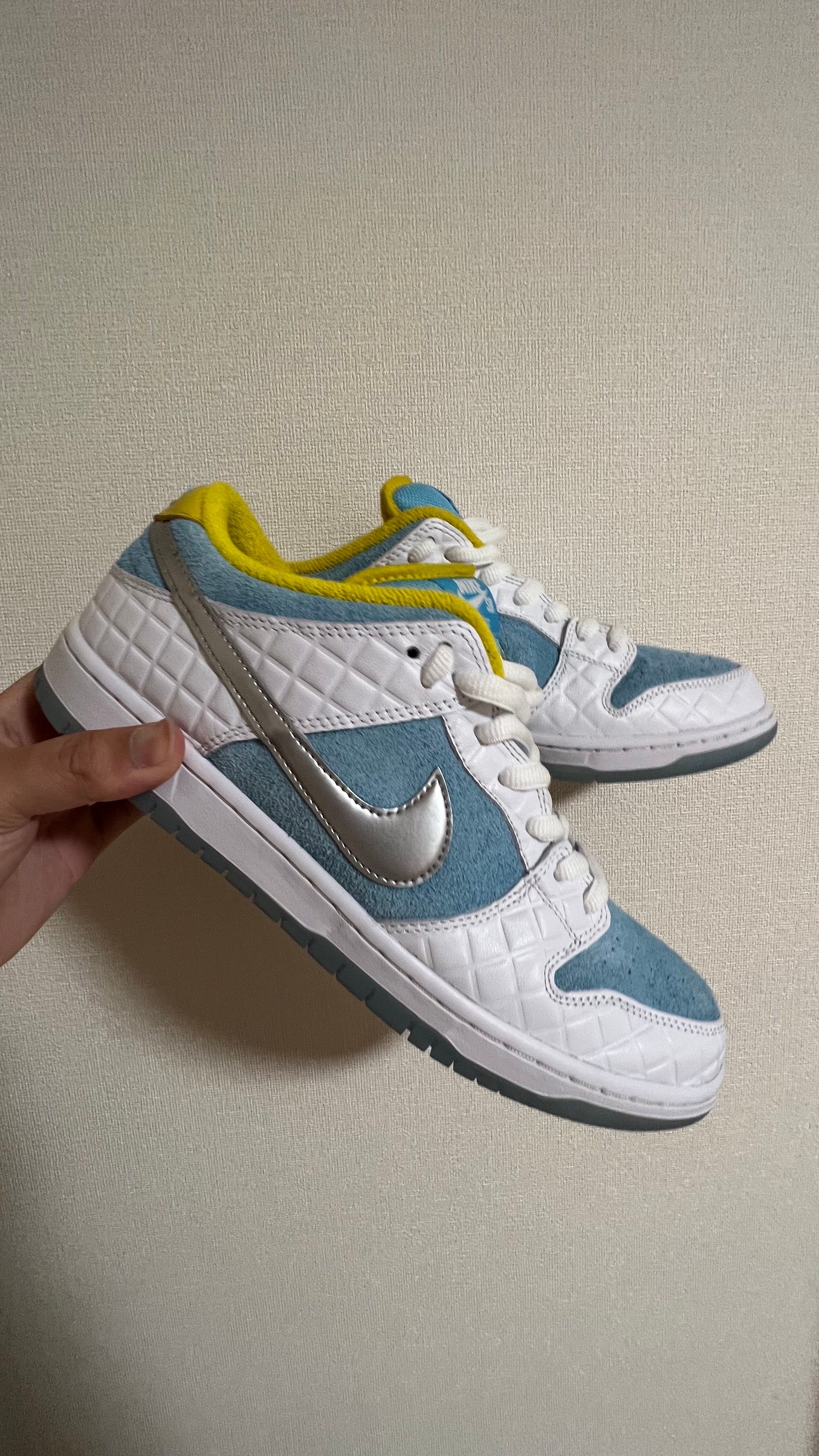 FTC × Nike SB Dunk Low "White/Blue"