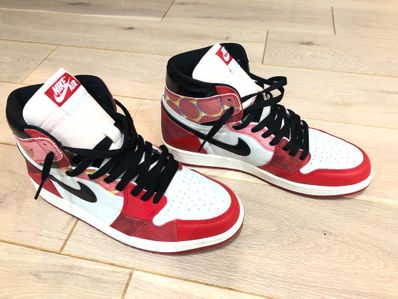 Spider-Man × Nike Air Jordan 1 Retro High OG SP "Spider-Man: Across the Spider-Verse/University Red"