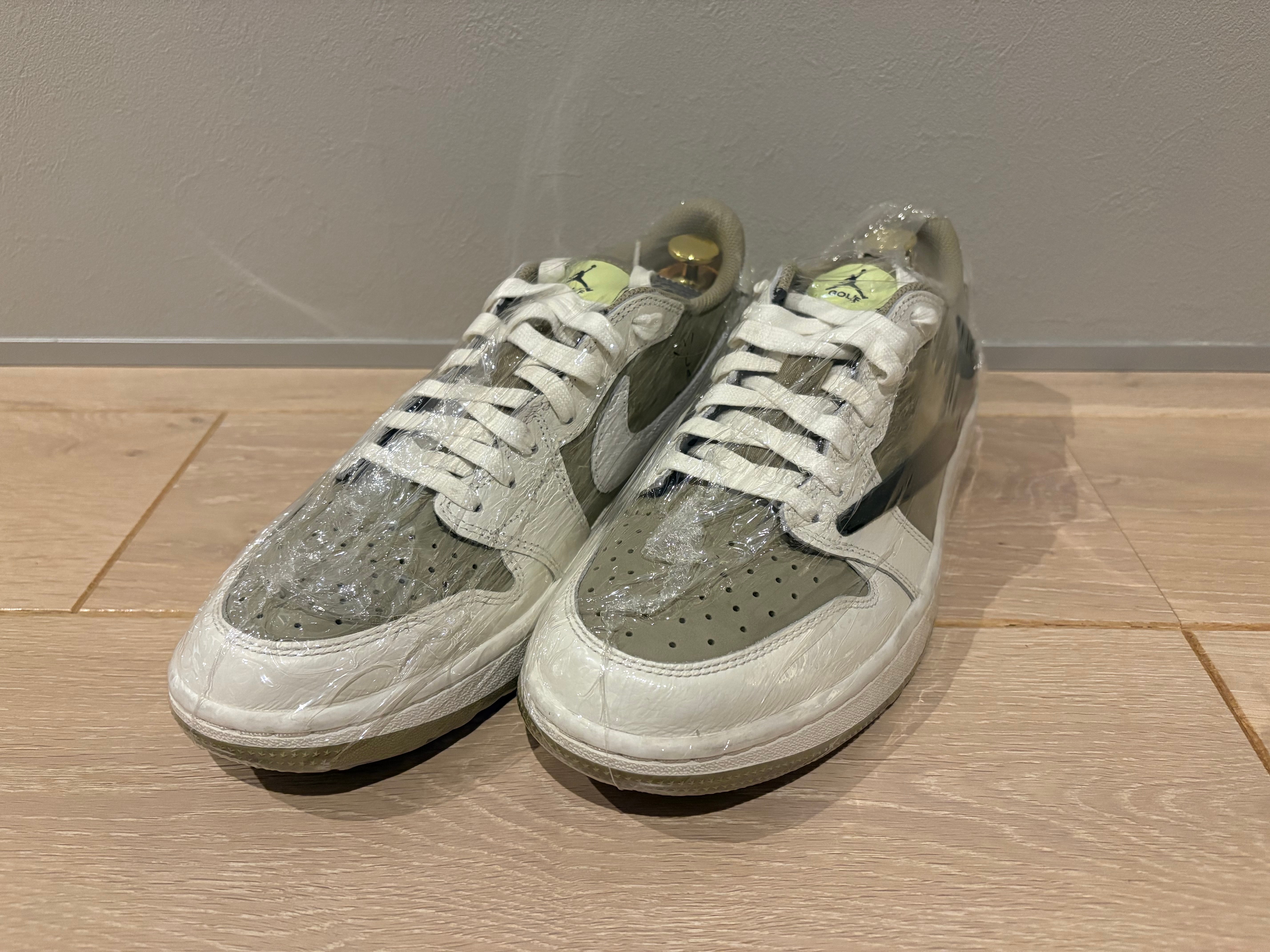 トラヴィススコット × ナイキ エアジョーダン1 ロー ゴルフ NRG "ニュートラルオリーブ"