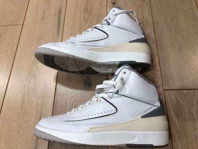 Nike Air Jordan 2 "White and Cement Grey"