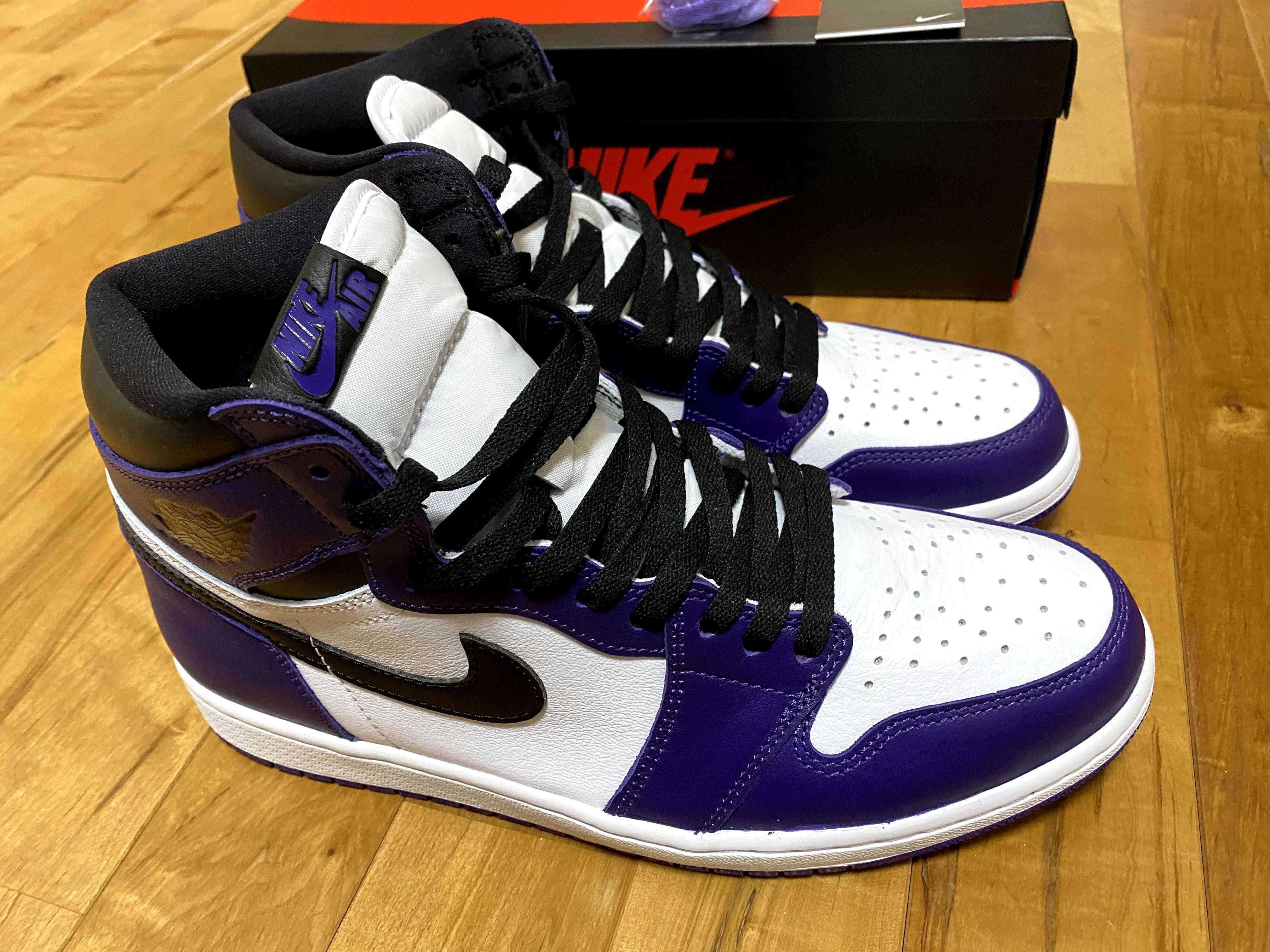 Nike Air Jordan 1 Retro High OG "Court Purple White/Black" (2020)