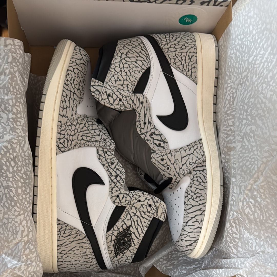 Nike Air Jordan 1 High OG "White Cement/Safari"