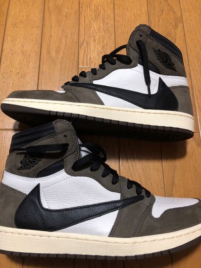 Travis Scott × Nike Air Jordan 1 Retro High OG TS SP "Sail/Dark Mocha"