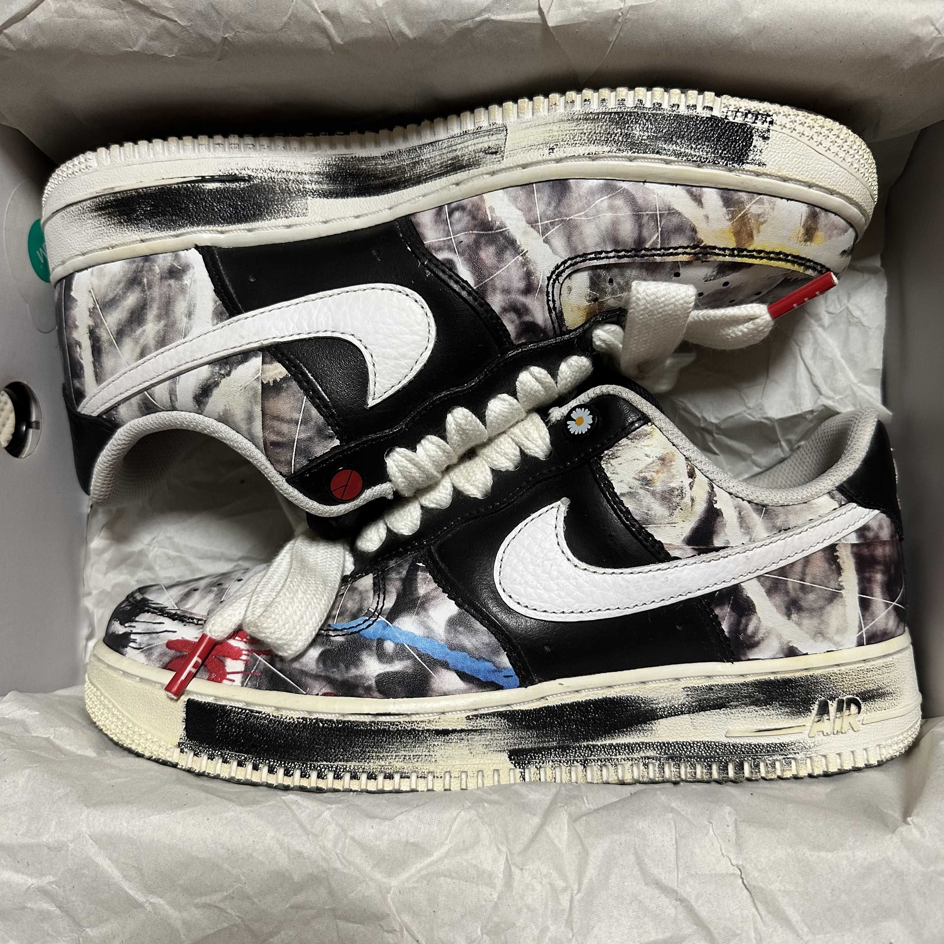 PEACEMINUSONE × Nike Air Force 1 Low Para Noise "Black" / G-DRAGON
