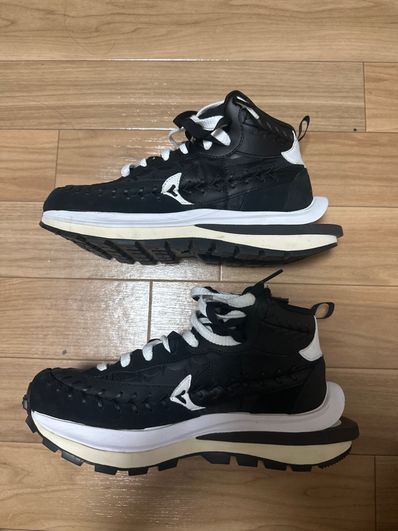 Jean-Paul Gaultier × sacai × Nike Vapor Waffle "Black/Black-White"