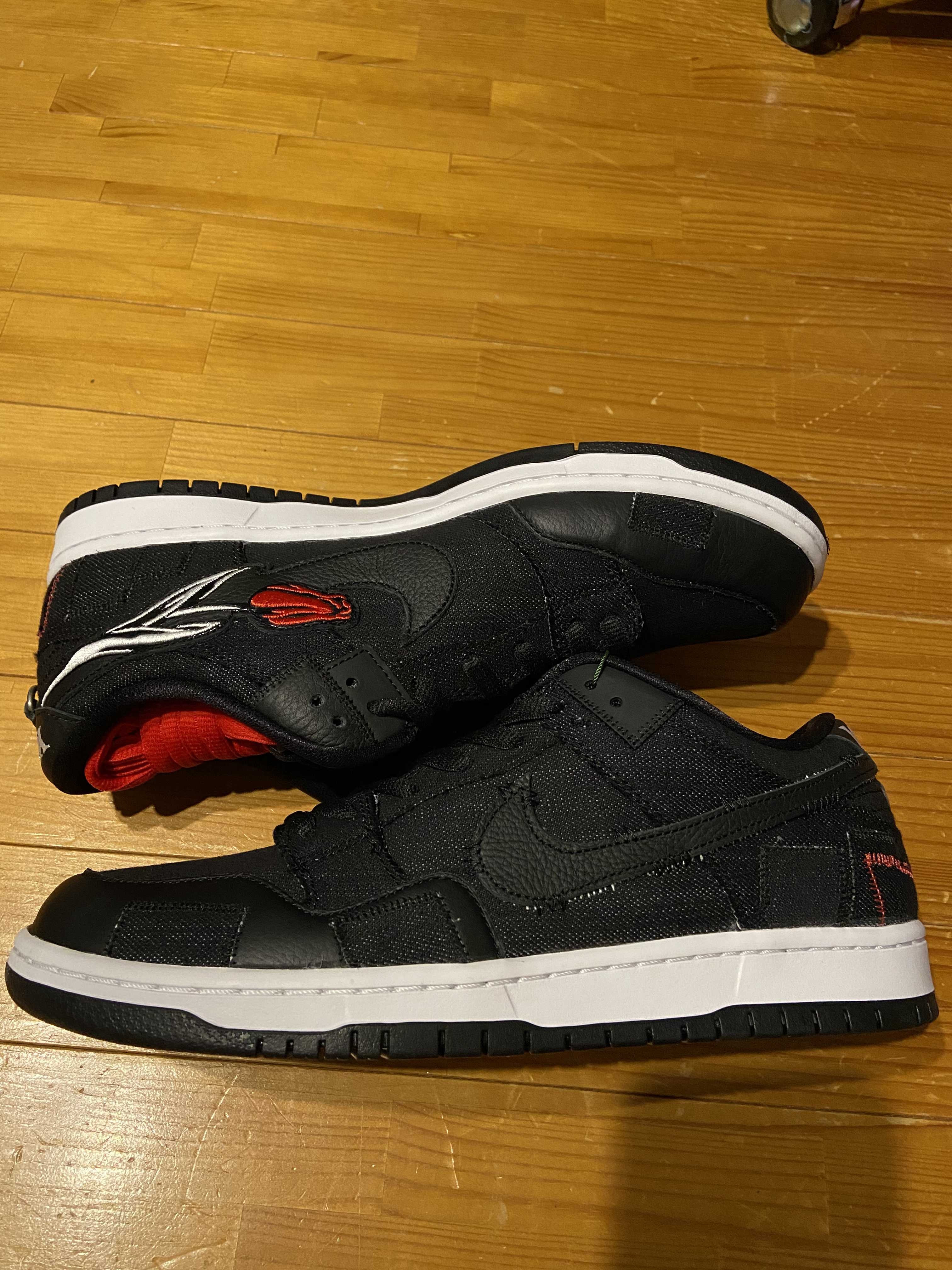 Wasted Youth × Nike SB Dunk Low "Black Denim" / VERDY