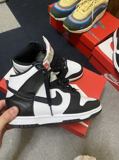 Nike Women's Dunk High "Black and White"