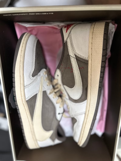 Travis Scott × Nike Air Jordan 1 Low OG SP "Reverse Mocha/Sail and Ridgerock"