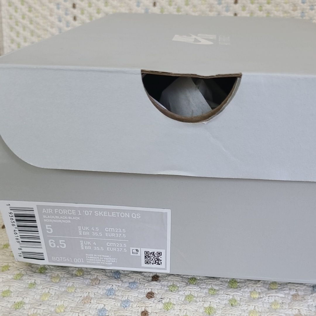 Nike Air Force 1 Low "Black Skeleton"