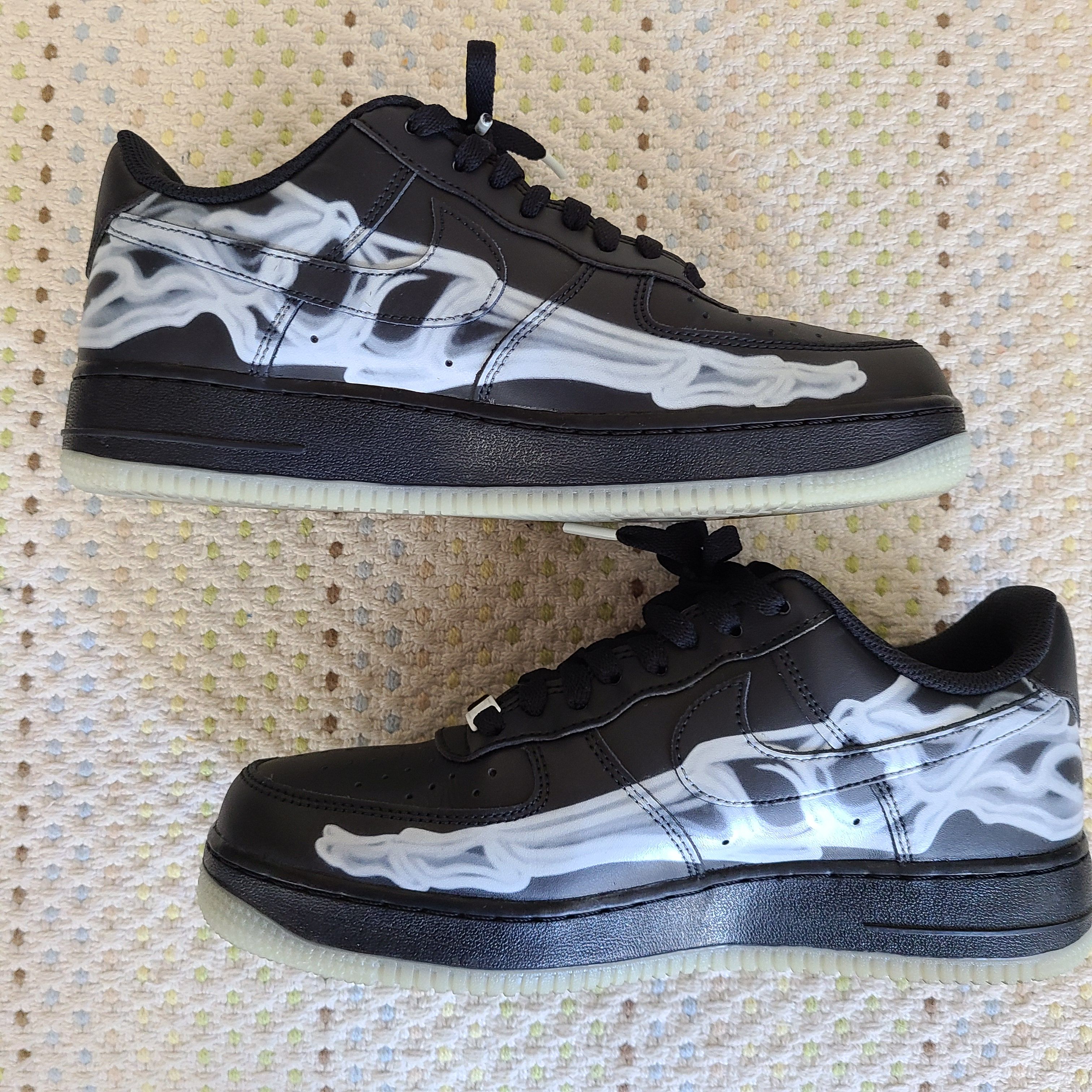 Nike Air Force 1 Low "Black Skeleton"