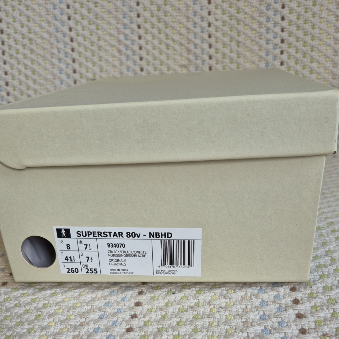 adidas Superstar 80s Neighborhood "Core Black/Core Black/Core White"