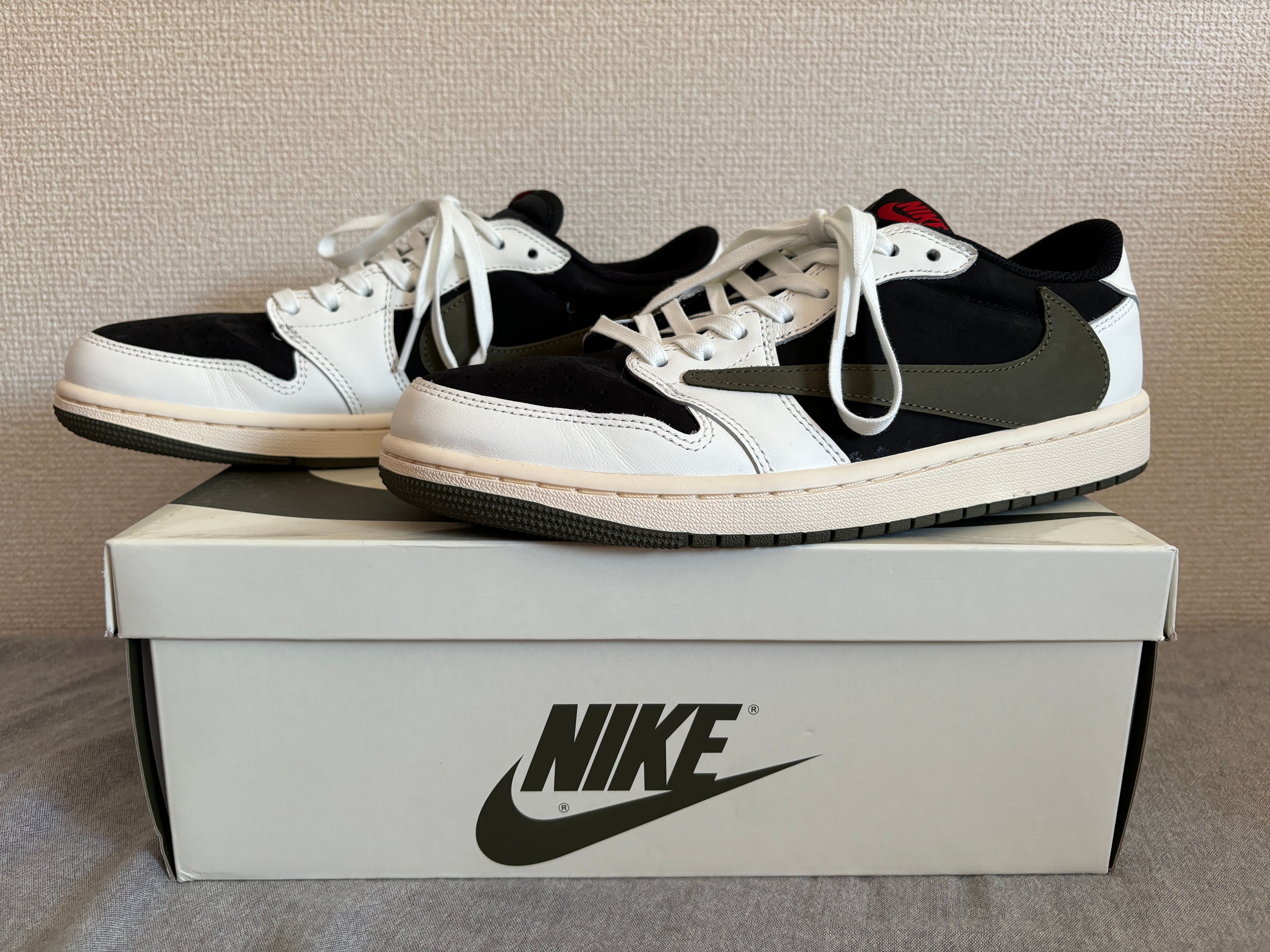 Travis Scott × Nike Women's Air Jordan 1 Low OG "Medium Olive"