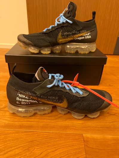Off-White × Nike Air Vapormax "Black/Total Orange/Clear"