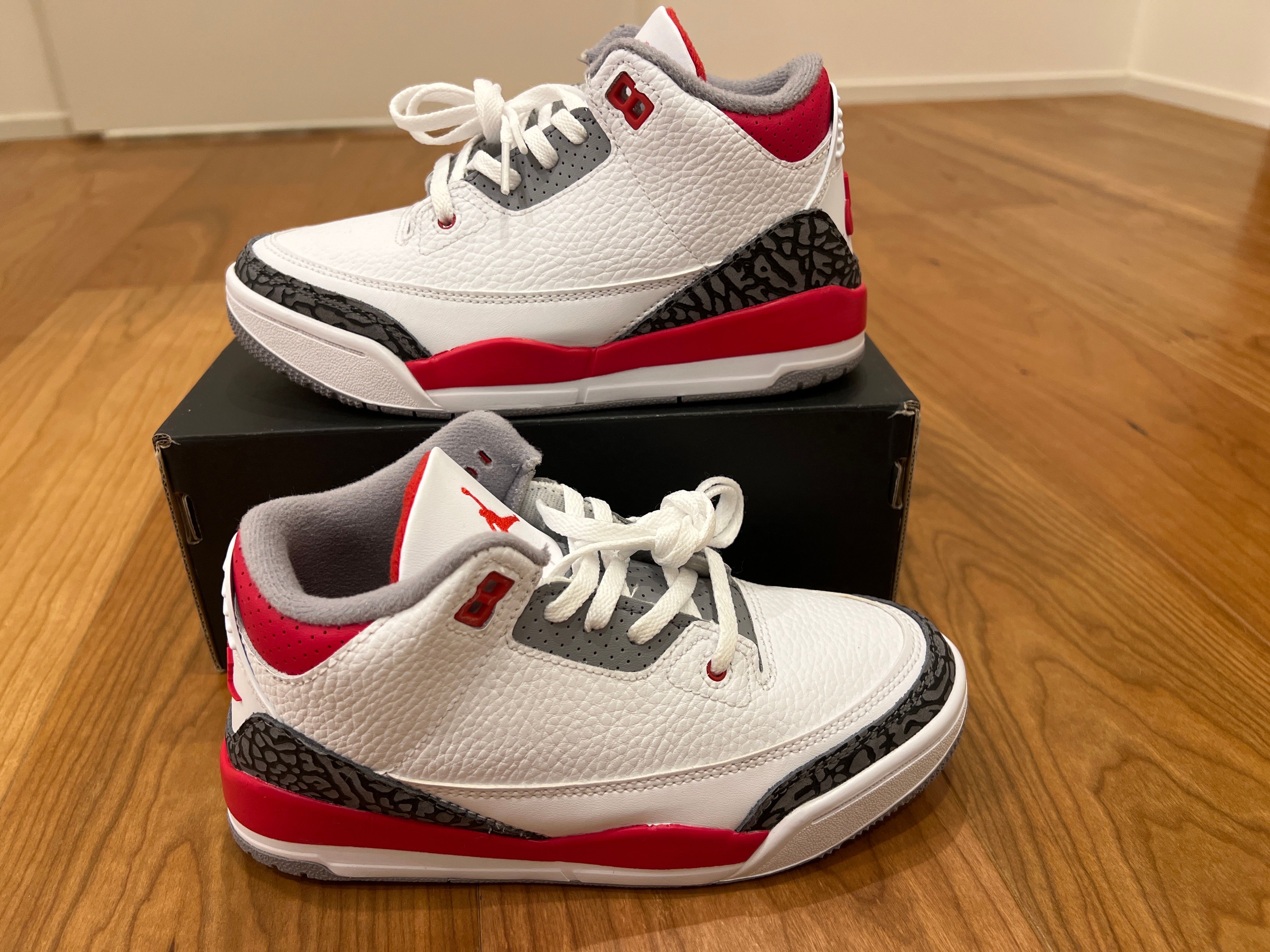 Nike PS Air Jordan 3 Retro "Fire Red"